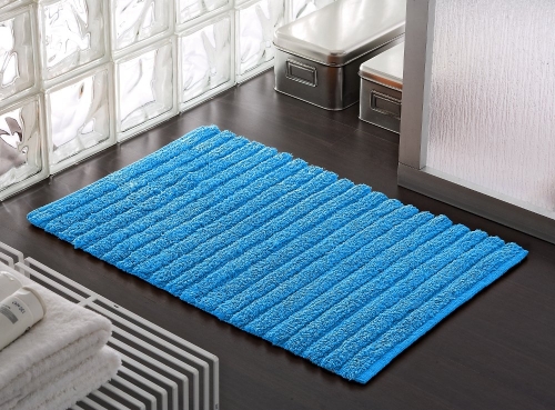 AQUALINE BOMBAY fürdőszobai kilépő, kék (BO508011)