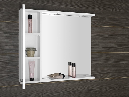 AQUALINE ZOJA felső szekrény polccal, 20x70x15cm, balos (45462)