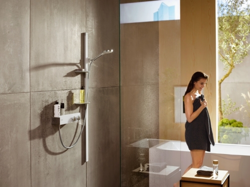 Hansgrohe ShowerTablet 350 termosztátos zuhanycsaptelep falsíkon kívüli szereléshez 13102000