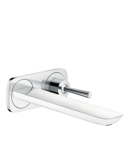 Hansgrohe PuraVida Egykaros mosdócsaptelep falsík alatti szereléshez, króm/fehér 15085400