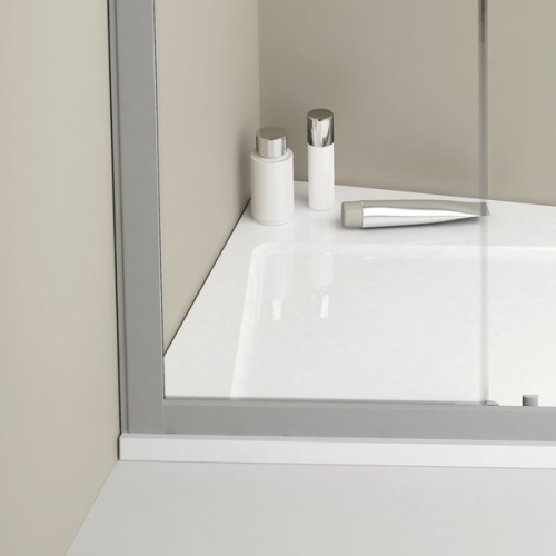 Ravak ASYMETRIC PRO 10° zuhanytálca 120x90 B - fehér / balos XA25G70101L