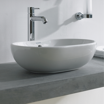 Duravit Bathroom_Foster 49,5x35 cm-es ráültethető mosdó WonderGliss felülettel (03355000001)