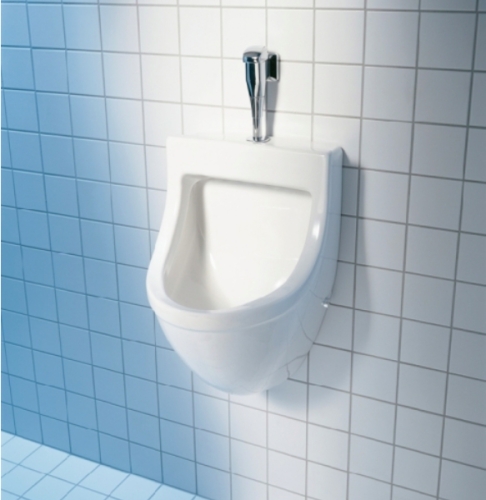 Duravit Starck 3 felső vízbekötésű piszoár WonderGliss felülettel, légymatricával 08223500071