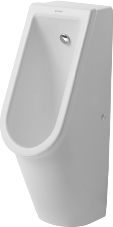 Duravit Starck 3 hátsó vízbekötésű piszoár WonderGliss felülettel, légymatricával 0827250007