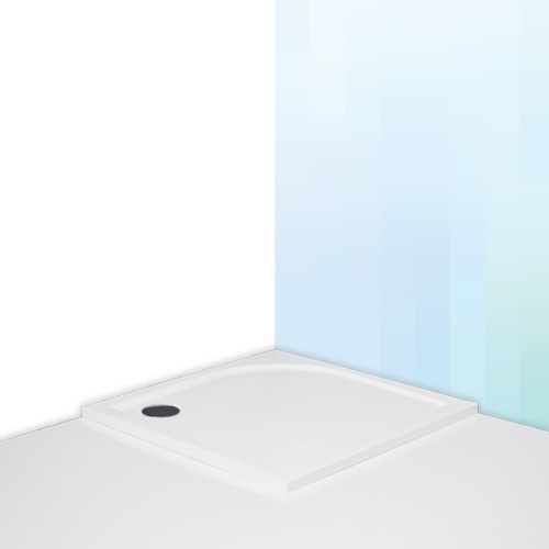 Roltechnik OBS2 80x80 cm szögletes zuhanykabin öntött márvány zuhanytálcával (brillant, transparent, 810-0000050-00-02)