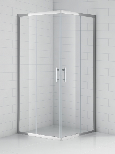 Roltechnik OBS2 80x80 cm szögletes zuhanykabin öntött márvány zuhanytálcával (brillant, transparent, 810-0000050-00-02)