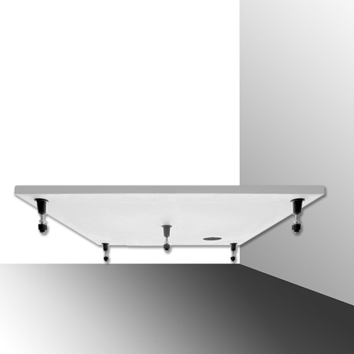 Roltechnik OBS2 90x90 cm szögletes zuhanykabin öntött márvány zuhanytálcával (brillant, transparent, 810-0000051-00-02)