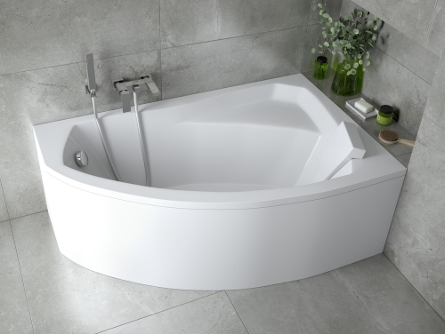 Besco RIMA 140 cm univerzális kád előlap, fehér OAR-140-NS