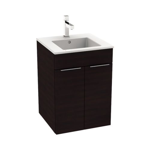 Jika Cube alsószekrény 45x43 cm-es mosdóval, sötét tölgy H4536211763021