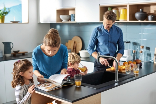Hansgrohe S510-F660 beépített mosogató 660 grafitfekete 43313170