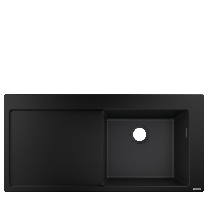 Hansgrohe S514-F450 beépített mosogató 450 mosogatótálcával grafitfekete 43314170