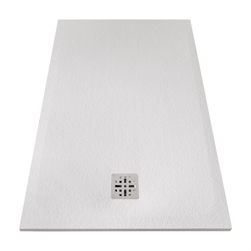 Marmy Dolomite Prada White öntött márvány zuhanytálca 90x140 cm, matt fehér, 80 7853 90 14 50