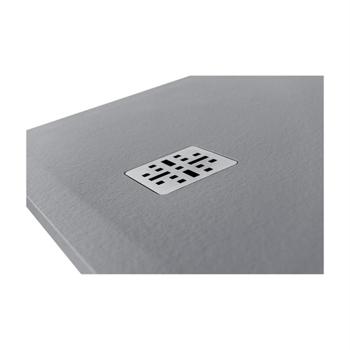 Marmy Dolomite öntött márvány zuhanytálca 100x100 cm, matt szürke