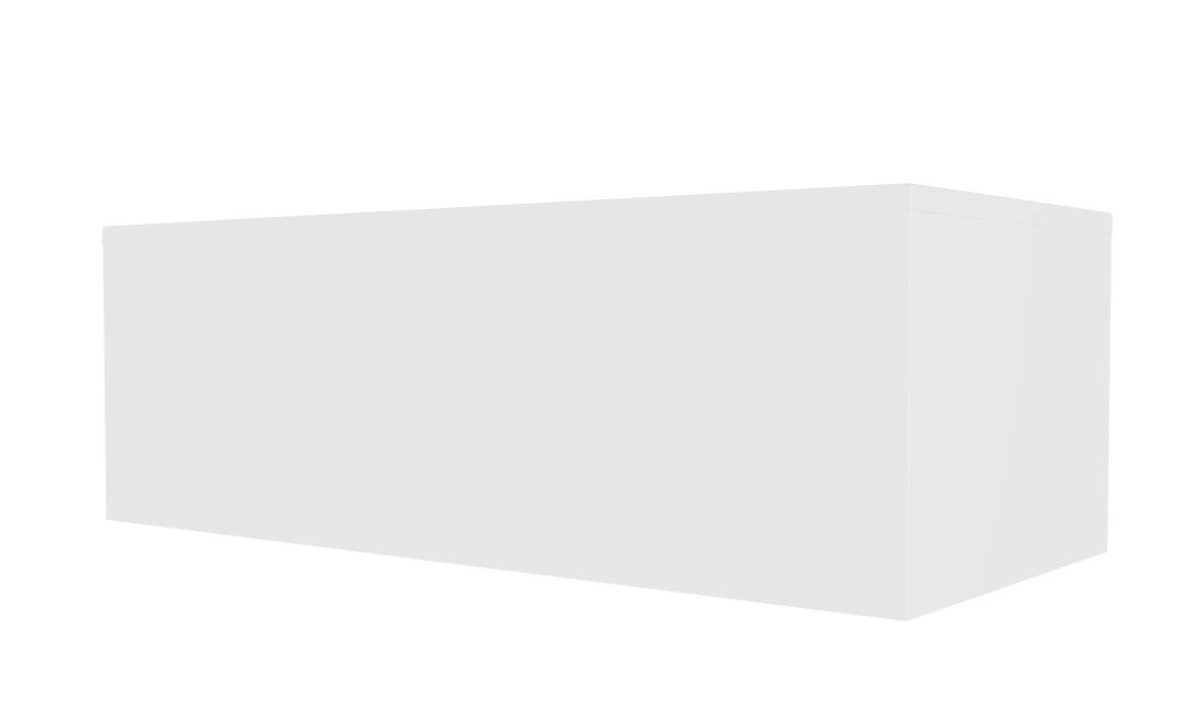 Besco QUADRO 155 cm kád előlap, fehér OAQ-155-PK