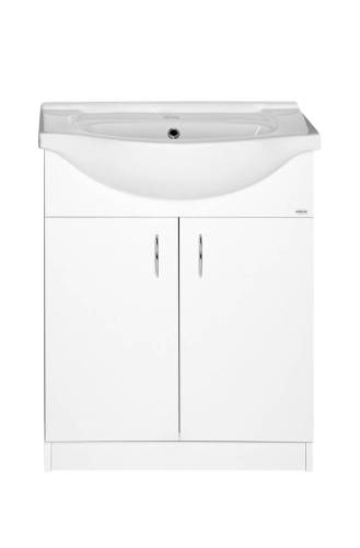 AQUALINE SIMPLEX ECO 60 mosdótartó szekrény HF060 mosdóval 58,5x83,5x30,7cm (SIME600)