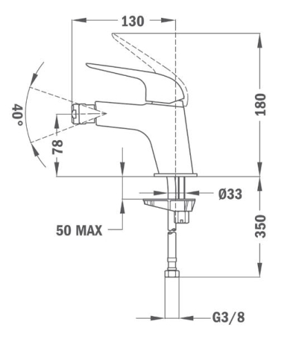 Strohm Teka Itaca bide csaptelep 67.626.02.00 (676260200)