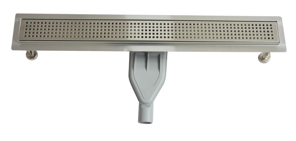 Wellis Square W-Drain prémium rozsdamentes acél zuhanyfolyóka szett, 800 mm, WE00089