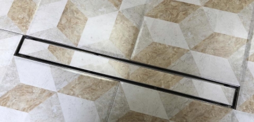 Wellis Flat W-Drain prémium rozsdamentes acél zuhanyfolyóka szett, 900 mm WE00092