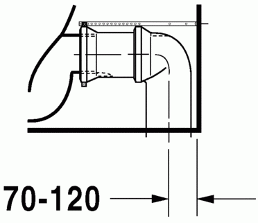 Duravit Durastyle monoblokkos wc csésze 2156090000