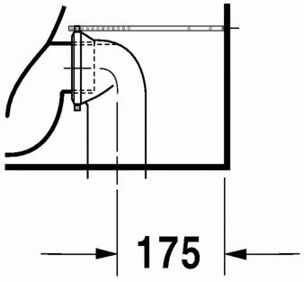 Duravit Durastyle monoblokkos wc csésze 2156090000