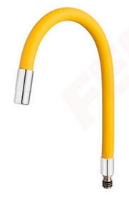 Ferro Elastico rugalmas kifolyócső mosogató csaptelephez, sárga (W100C-B)