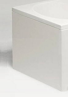 Excellent 80x56 cm kádoldallap OBEX.080.56WH