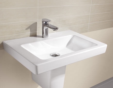 Villeroy & Boch Subway 2.0 65x47 cm mosdó, túlfolyó nélkül CeramicPlus felülettel 7113 66 R1 (711366R1)