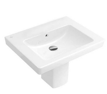 Villeroy & Boch Subway 2.0 65x47 cm mosdó, csaplyuk nélkül CeramicPlus felülettel 7113 67 R1 (711367R1)