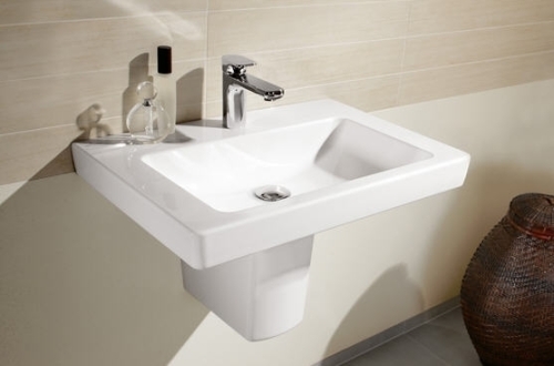Villeroy & Boch Subway 2.0 55x44 cm mosdó, túlfolyó nélkül CeramicPlus felülettel 7113 56 R1 (711356R1)