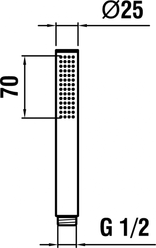 Laufen TwinStick kézizuhany H3619820041251