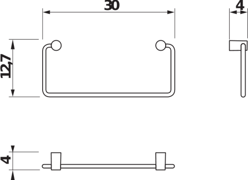 Jika Basic törölköző gyűrű H3813A40040001