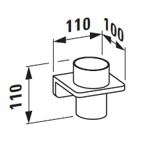 Laufen LB3 pohártartó H3846820040001
