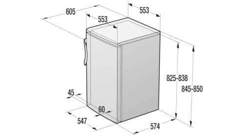 Gorenje R4091ANW Egyajtós hűtőszekrény