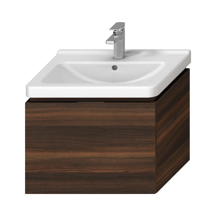 Jika Cubito Pure alsószekrény a 65 cm-es mosdóhoz, sötét fenyő H40J4243014611