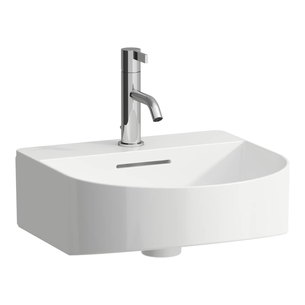 Laufen Sonar 41x42 cm kézmosó csaplyuk nélkül LCC felülettel H8153414001091