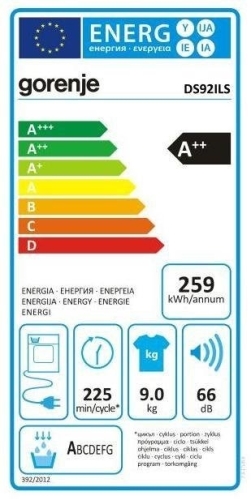 Gorenje DS92ILS Kondenzációs szárítógép (731583)