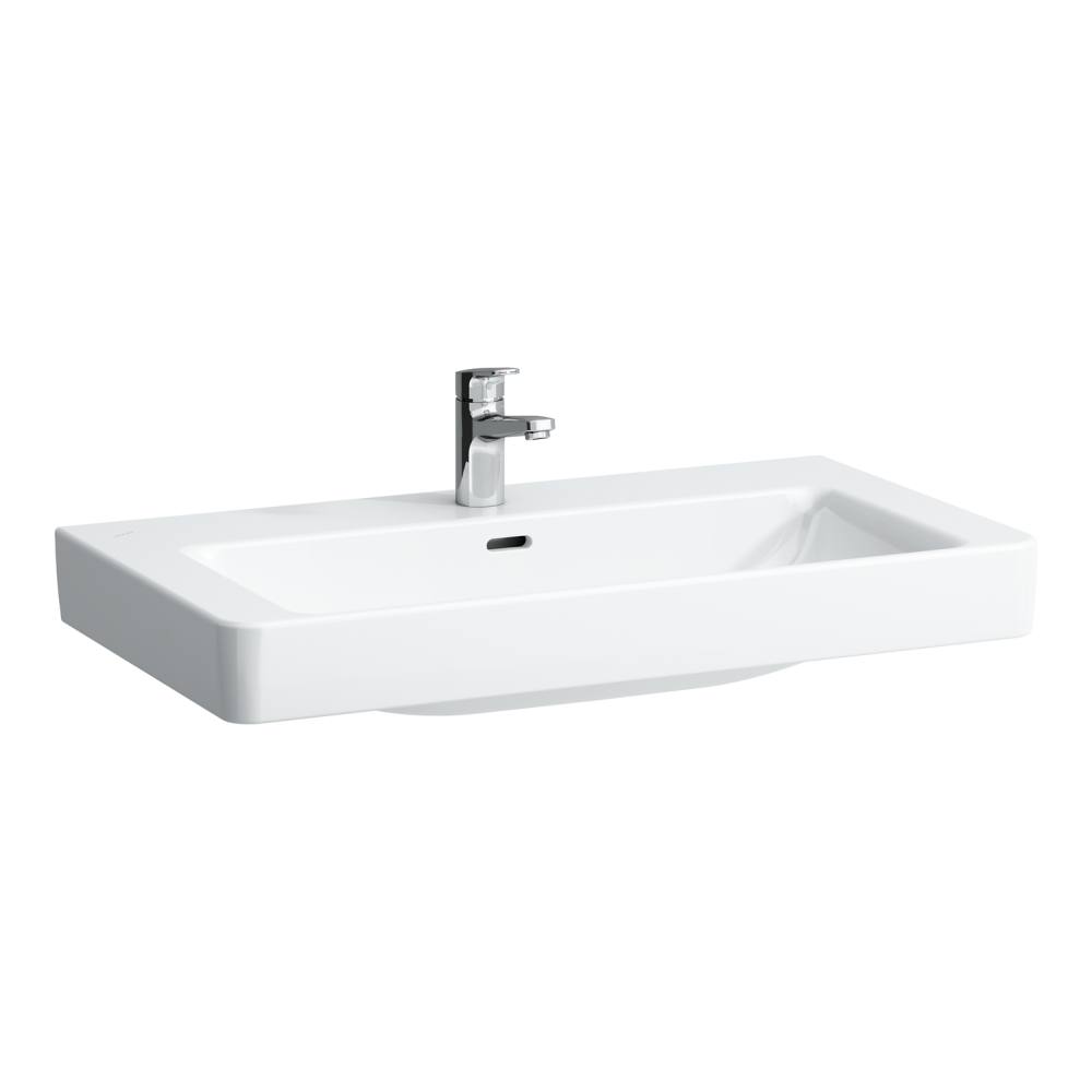 Laufen Pro S 85x46 cm mosdó csaplyuk nélkül LCC felülettel H8139654001091 (8.1396.5.400.109.1)