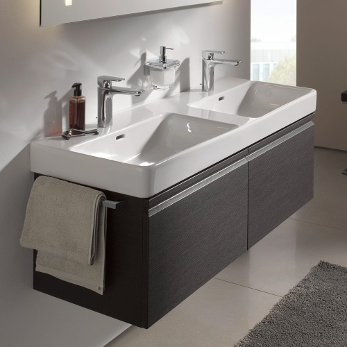 Laufen Pro S 130x46 cm dupla mosdó LCC felülettel H8149684001041 (8.1496.8.400.104.1)