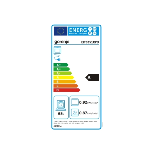 Gorenje EIT6351XPA Elektromos tűzhely indukciós főzőzónákkal