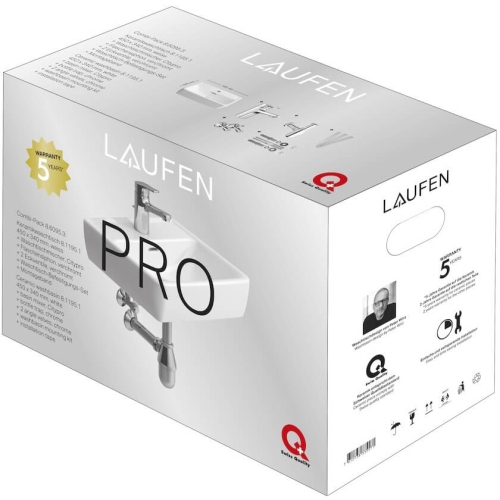 Laufen Pro 45x34 cm mosdó csapteleppel szett H8609530000001