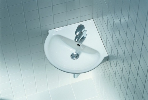 Laufen Pro B 49,5x50 cm sarok kézmosó LCC felülettel H8169564001041 (8.1695.6.400.104.1)