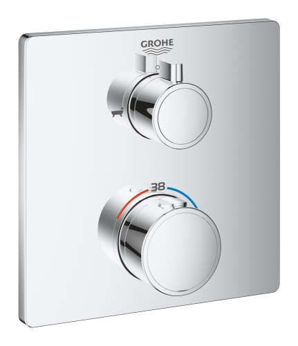 Grohe Grohtherm falsík alatti termosztátos zuhanycsaptelep, 2 funkciós 24080000