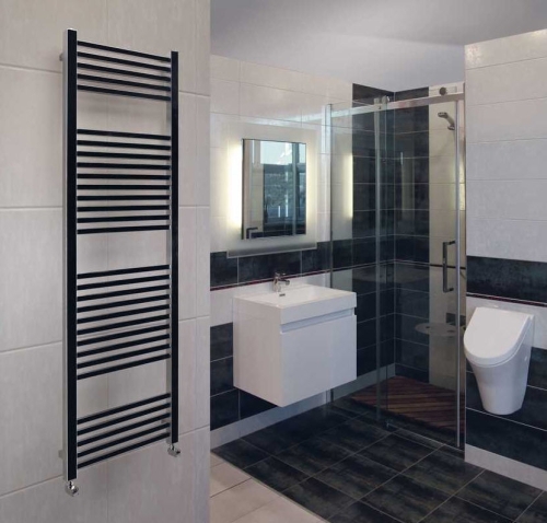 Zehnder Impa 120x50 cm egyenes fürdőszobai radiátor, króm IMP 120-050