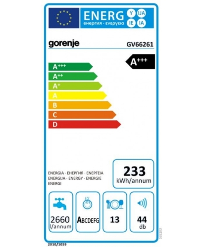 Gorenje GV66261 Beépíthető mosogatógép