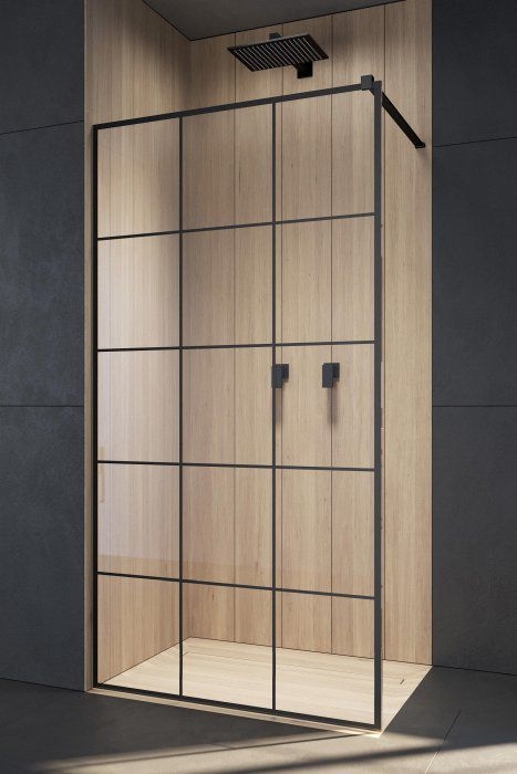 Radaway Modo New Black II Factory 60 zuhanyfal 389064-54-55