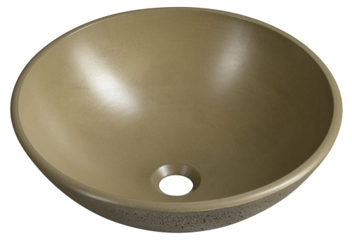 Sapho FORMIGO beton mosdó, 41cm, okker (FG001)