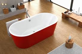 Kolpa-San Comodo-FS 185x90/MO RED/WH szabadon álló fürdőkád levegő masszázs rendszerrel 935640