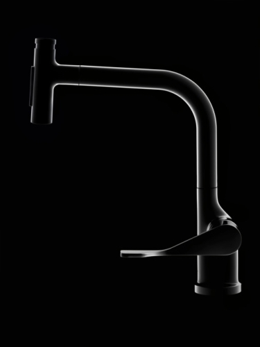 Hansgrohe Axor Citterio egykaros konyhai csaptelep kihúzható kifolyóval, króm 39862000