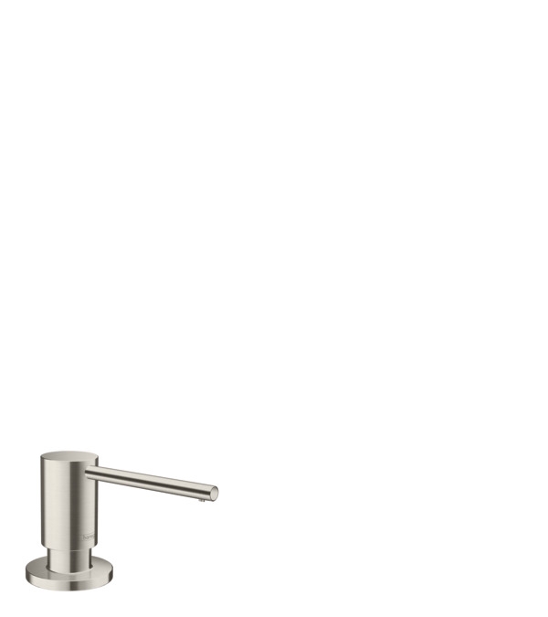 Hansgrohe A41 folyékony szappan és mosogatószer adagoló, rozsdamentes acél hatású 40438800