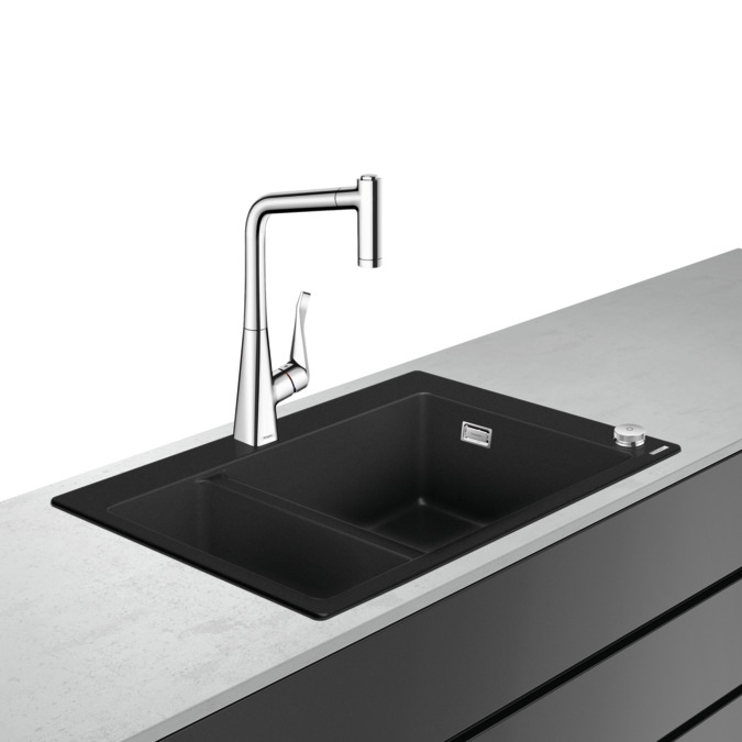 Hansgrohe C51-F635-04 mosogató és csaptelep kombináció 180/450 Select szett 43215000